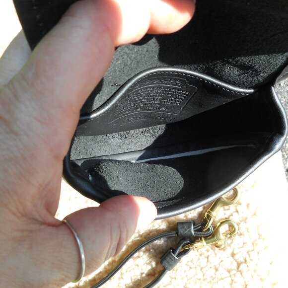 Vintage Coach NWOT Mini Belt Bag Pre 1994, 9826 in Black - Picture 7 of 10